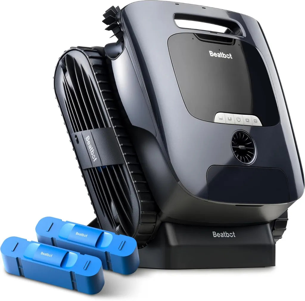 Beatbot AquaSense 2 Ultra Poolroboter-Set – Kabellose Reinigung für Boden, Wände und Wasserlinie, Automatischer Aufstieg, Bis zu 11 Stunden Betriebszeit, Geeignet für Pools bis 360 m²