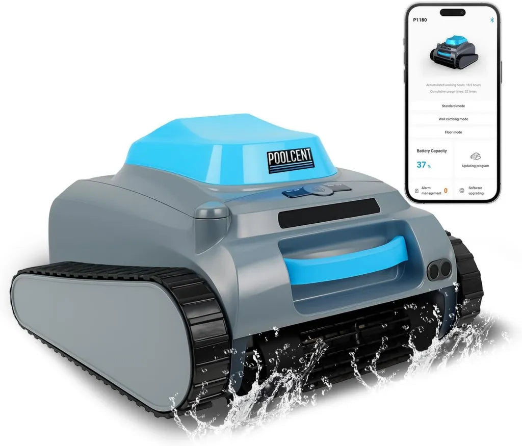 Intelligenter kabelloser Poolroboter mit Wandkletterfunktion und App-Steuerung