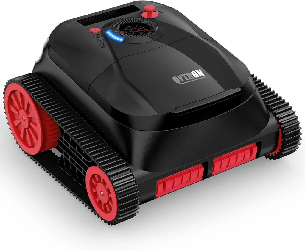 QP5 Poolroboter mit Dualmotor-Turbinensystem, Wandkletter- und Navigationsfunktion für Aufstell- und eingelassene Pools