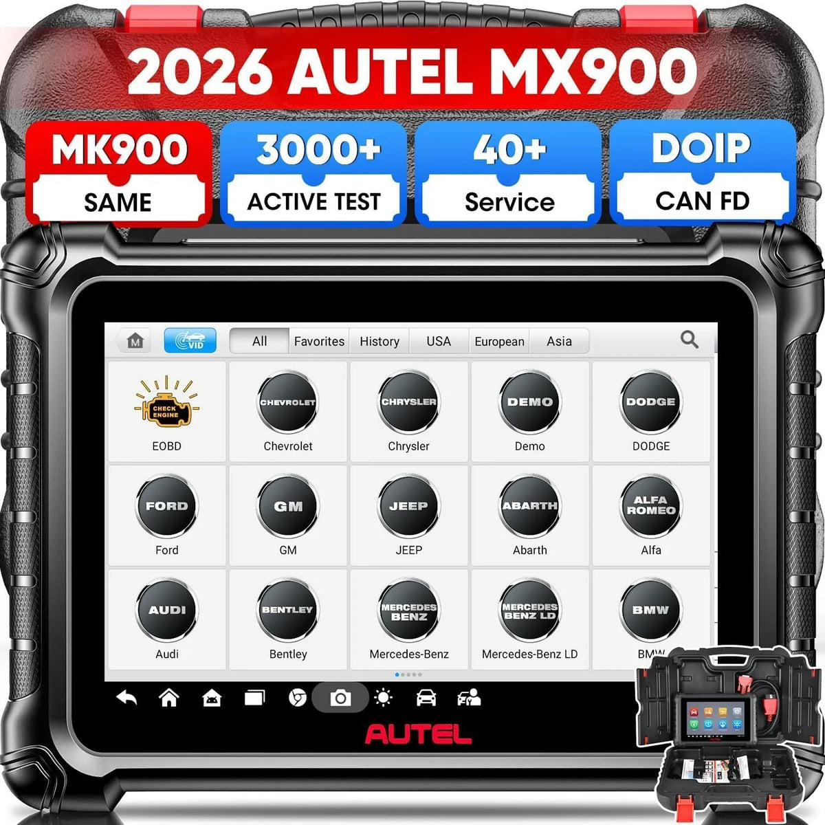 Autel MaxiCheck MX900 Diagnosegerät Auto: für Fahrzeugpflege