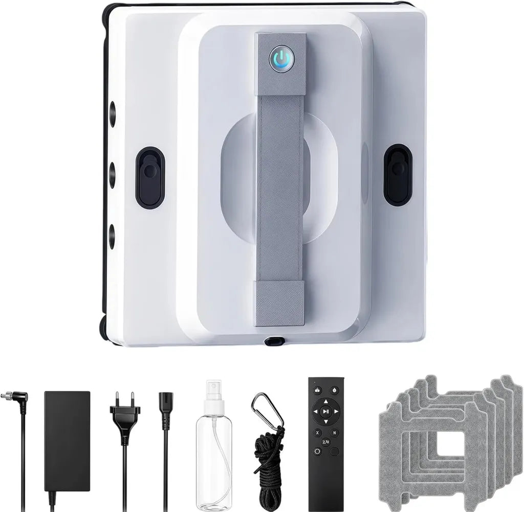 Intelligenter Fensterroboter mit 6 Reinigungsmodi und 9000 Pa Saugkraft