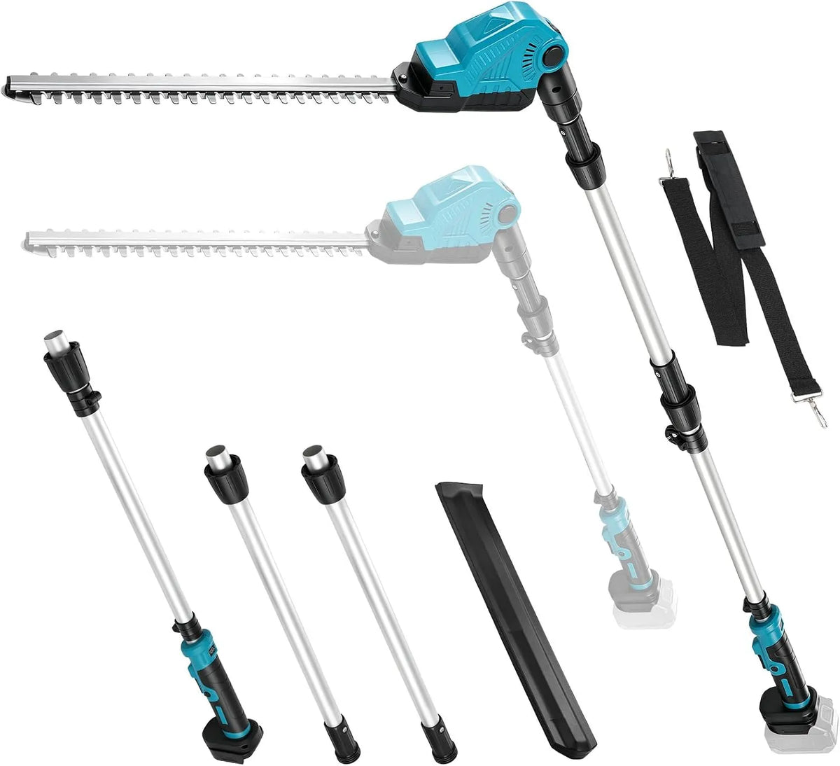 Makita 18V Heckenschere – Akku-Betrieb, Teleskopstiel
