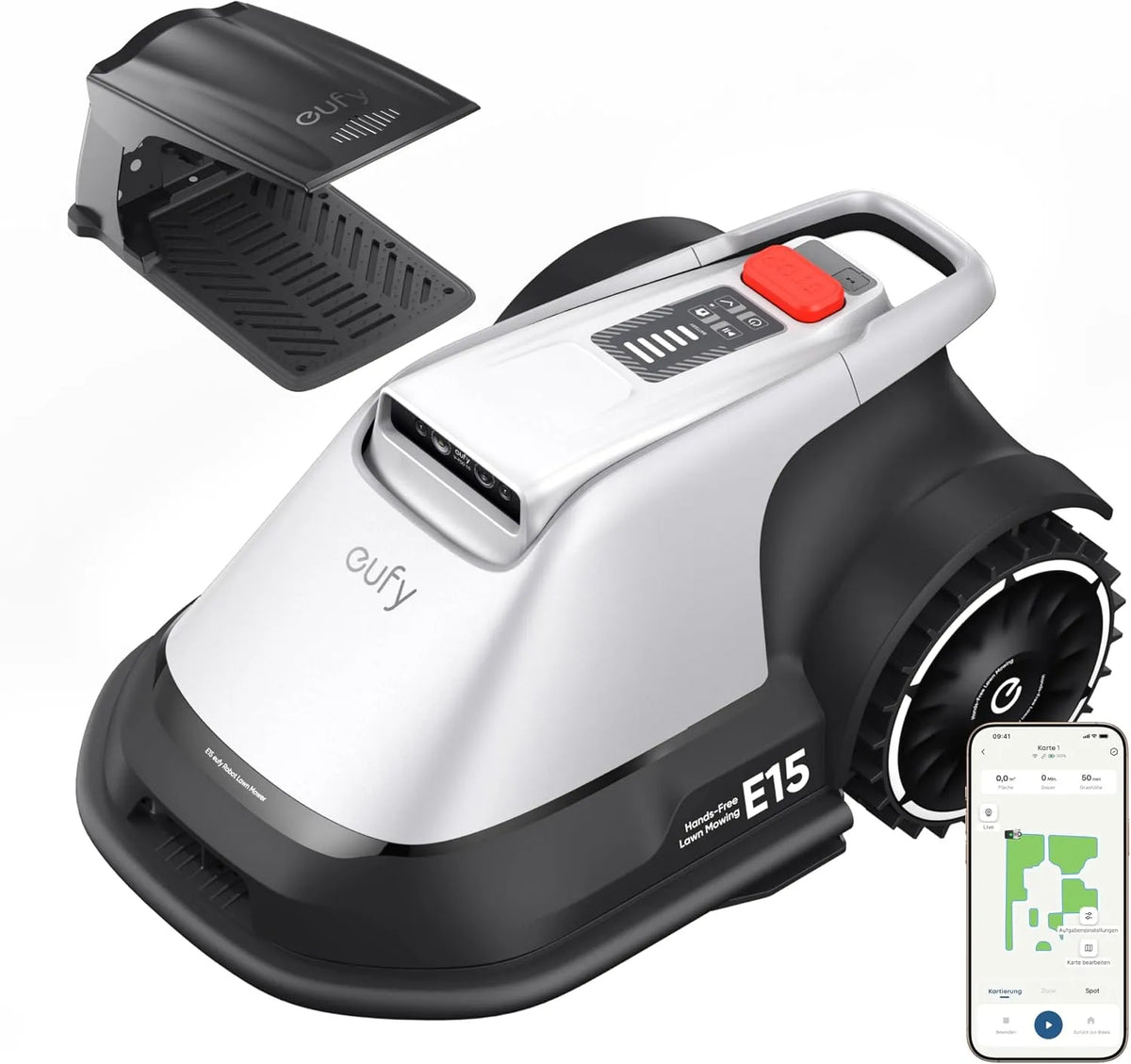 eufy E15 Mähroboter E15 mit Garage – 800m