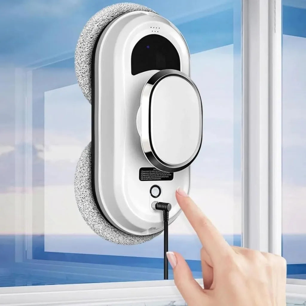 Intelligenter Fensterreinigungsroboter mit 2800Pa Saugkraft, Magnetdesign, Fernsteuerung für Innen- und Außenreinigung