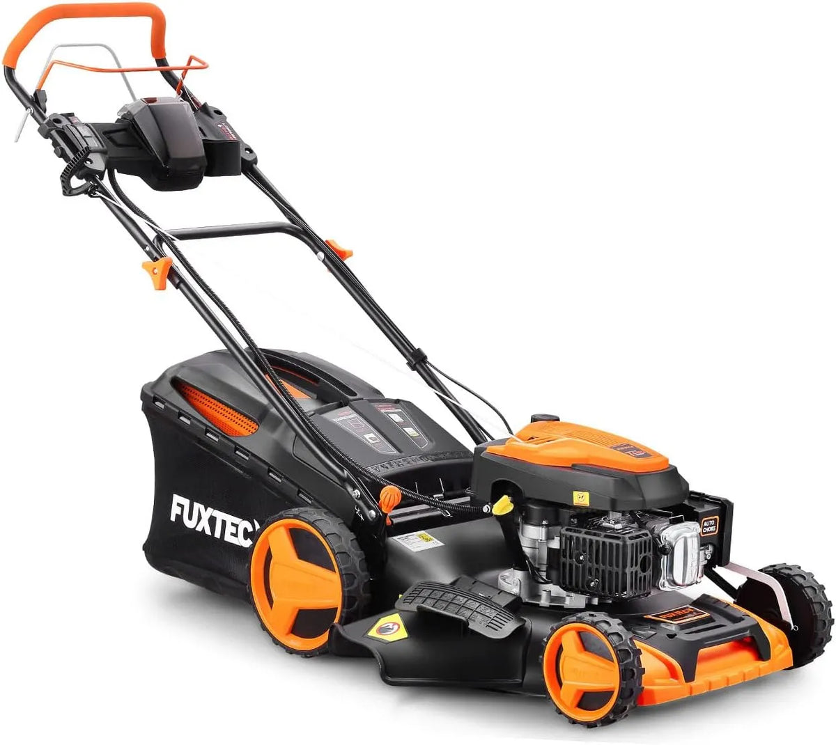 FUXTEC 4in1 Benzinmotor und Rasenmähermotor – CCM, 51 cm, 60L, 6 PS, für die Gartenpflege