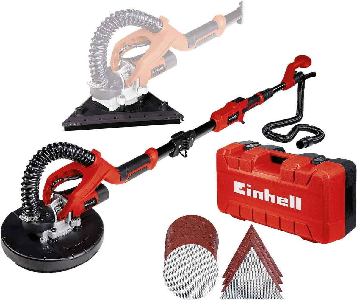 Einhell DW 225 Trockenbauschleifer TE-DW 225 X 750 W – Teleskopstiel, 165 cm