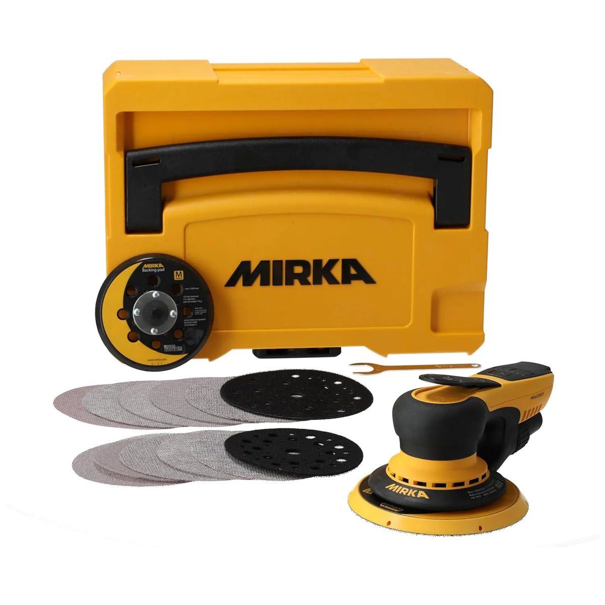 Mirka Exzenter-Schleifmaschine zur Materialbearbeitung und Vorbereitung von Flächen für die Endbearbeitung II 5650 Exzenter-Schleifer DEROS II 5650