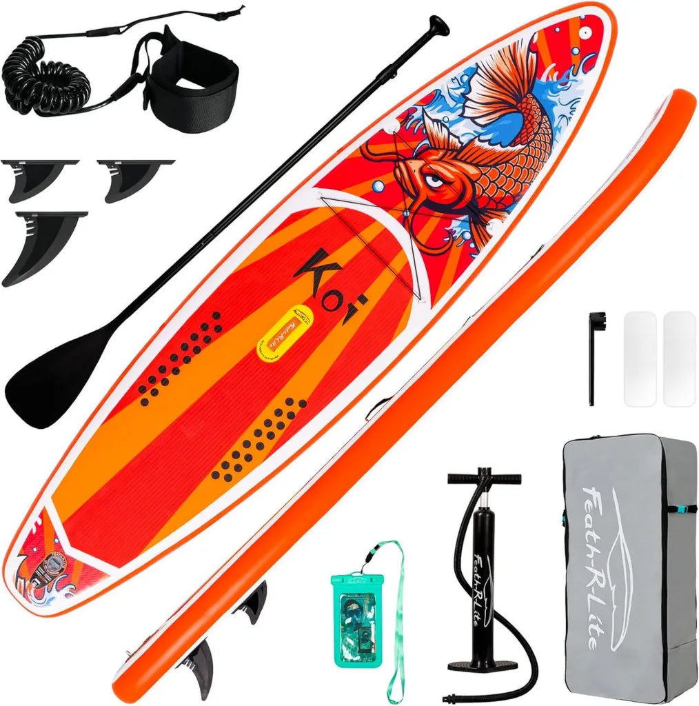 FunWater Aufblasbares SUP Board für 2 Personen – Familienfreundliches Stand Up Paddle Set, Doppelschichtiges PVC, Komplettset für Anfänger und Erwachsene