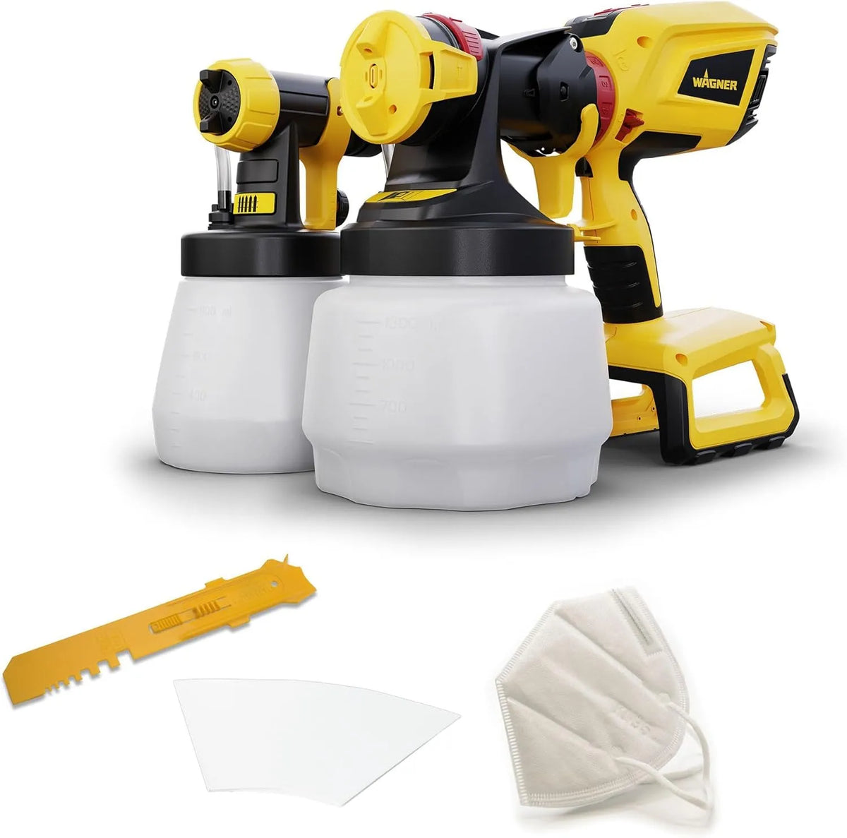 WAGNER Akku-Farbsprühgerät und Farbsprühsystem: Akku-Betrieb, 18V, 1300 ml, 800 ml