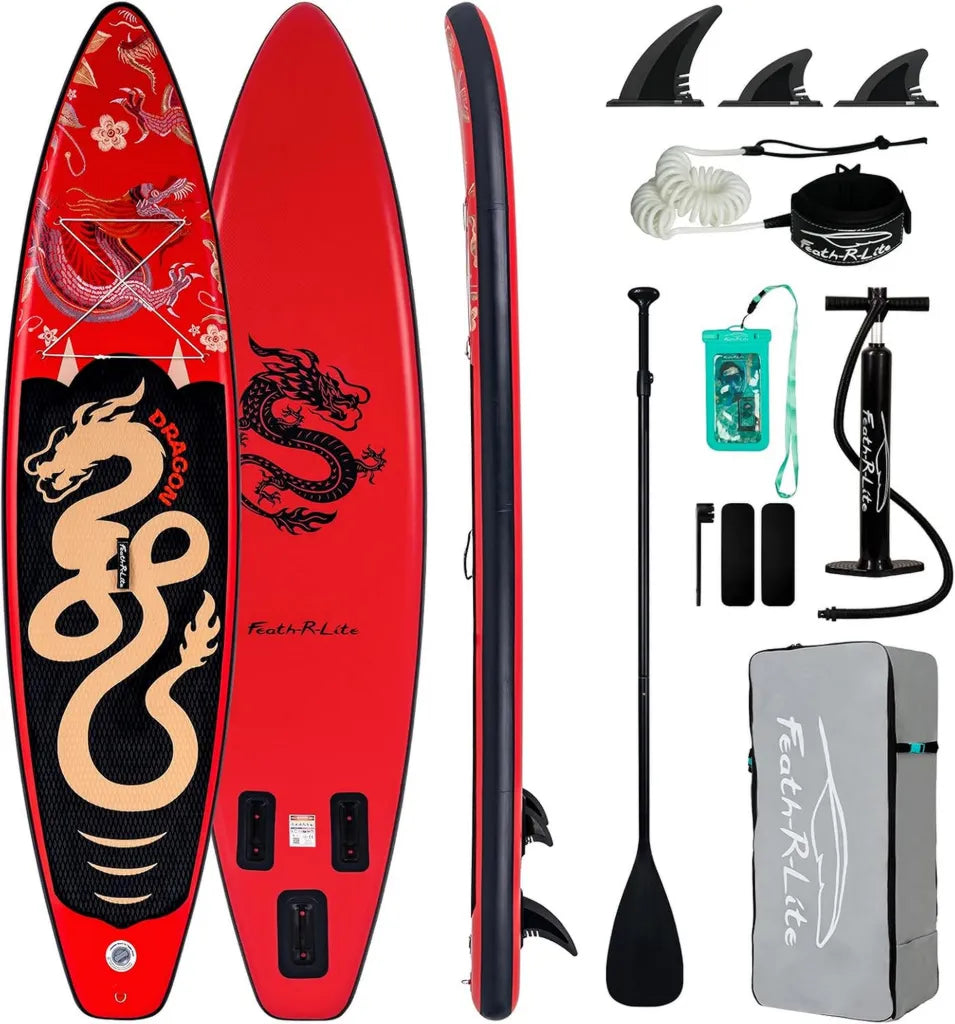 FEATH-R-LITE Aufblasbare Stand Up Paddleboards mit Zubehör für Erwachsene