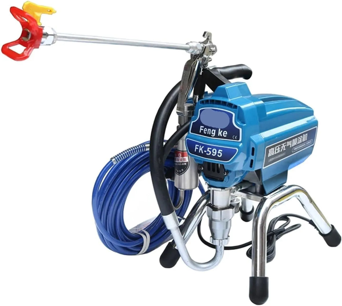 Farbsprühgerät und Farbsprühsystem, bürstenloser Motor, 2.6L, 2600W