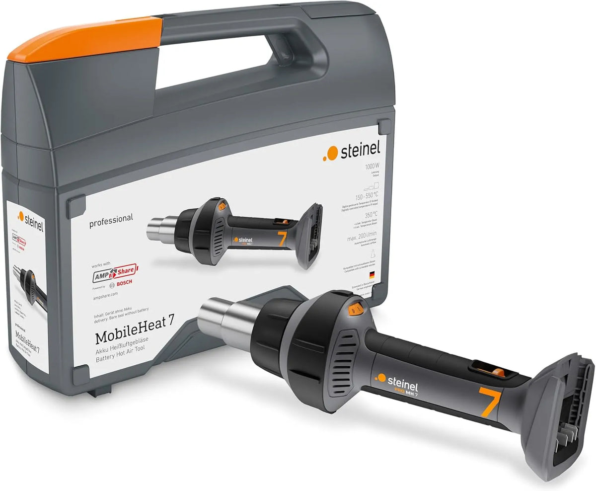 Bosch Heißluftgebläse – Akku-Betrieb, mobile Ausführung, 18 V, 550 °C, 200 l