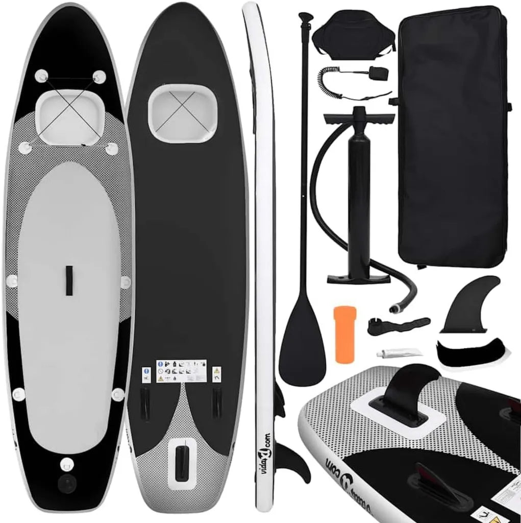 Aufblasbares Stand-Up-Paddle-Board Set von vidaXL mit Zubehör