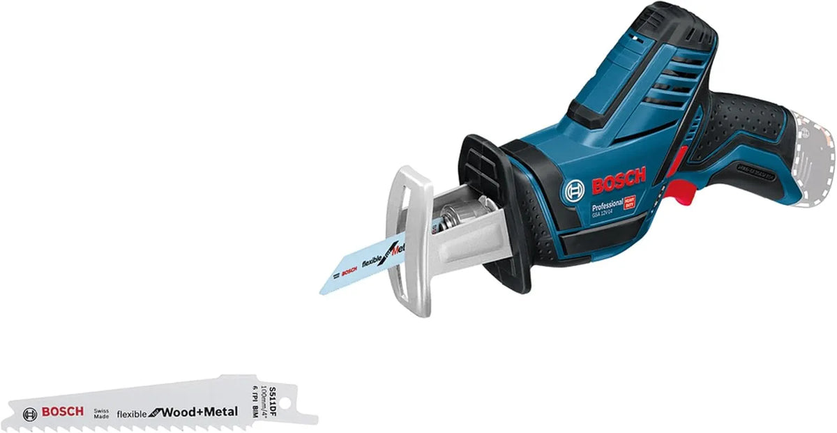 Bosch Säbelsäge und Universalsäge: GSA, Akku-Betrieb, aus Holz, für gewerblichen Einsatz, 50mm, 12V, für Holzbearbeitung