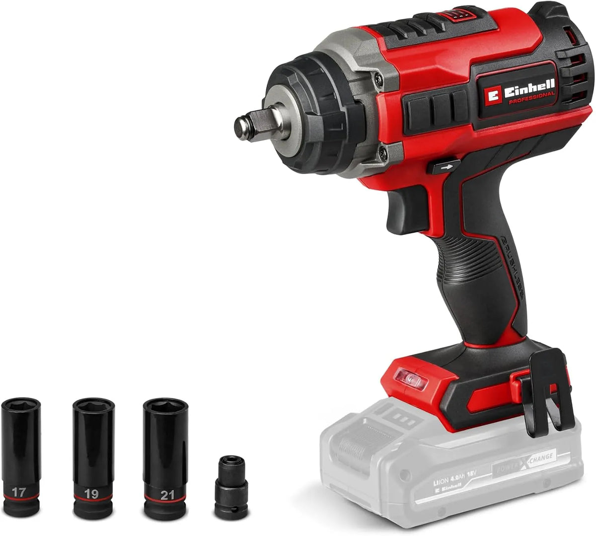 Einhell Schlagschrauber und Impulsschrauber, IMPAXXO, Akku-Betrieb, für gewerblichen Einsatz