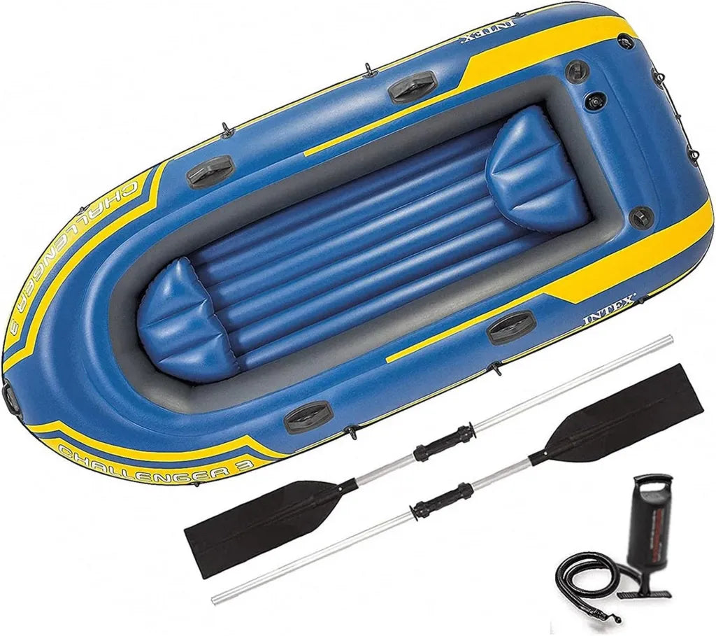 Robustes Schlauchboot Kajak, aufblasbar mit Luftpumpe, tragbar für Angeln, dickes Material, hohe Flexibilität