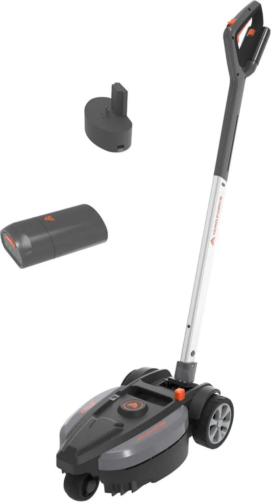 Yard Force iFlex - Leichter Akku-Rasenmäher mit 12V/4,0Ah Akku, 50 qm Kapazität, 23 cm Schnittbreite, 3-fache Schnitthöhe 30-60mm