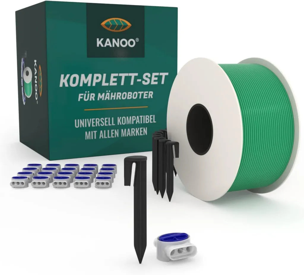 Mähroboter Installationsset – Komplettes Begrenzungskabel Kit für alle Modelle