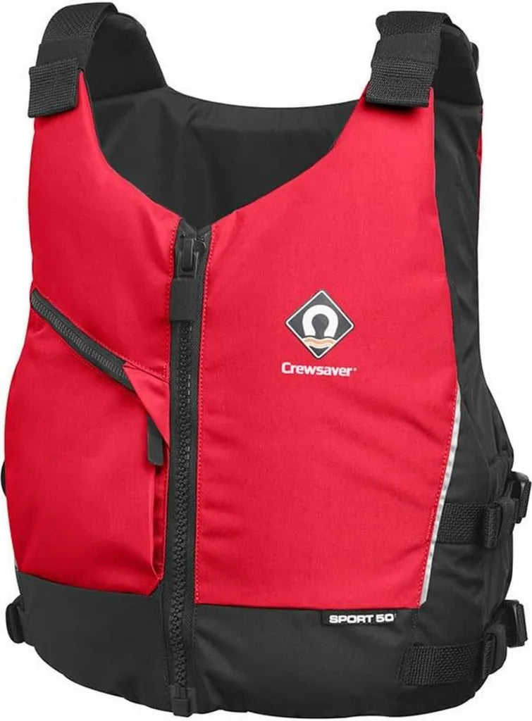 Crewsaver 50N Auftriebshilfe für Kajak und Segelsport, Rot