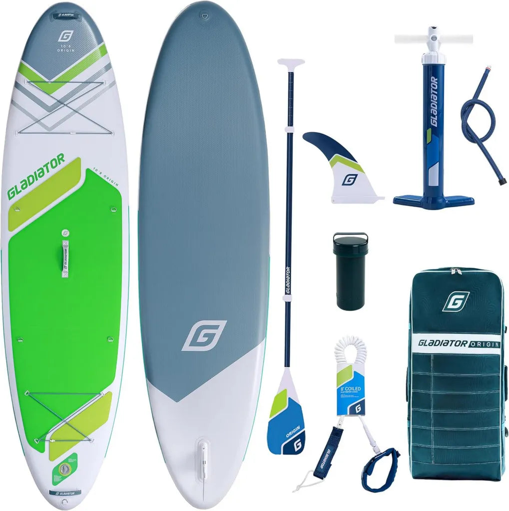 Aufblasbares Gladiator SUP Board 2026, Allround & Touring für Anfänger und Profis, Fusion Drop-Stitch, bis 26 PSI