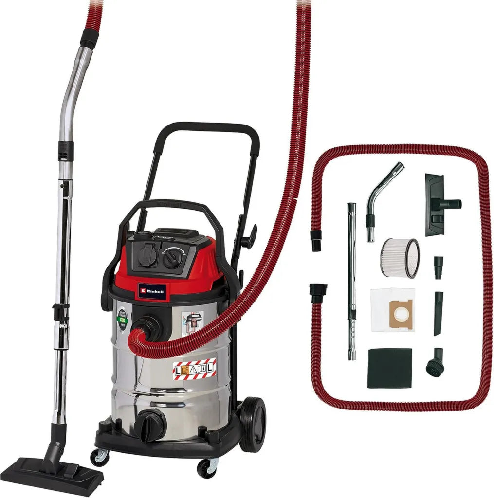 Einhell HEPA Nass-Trockensauger 30L, 1400W, Automatiksteckdose