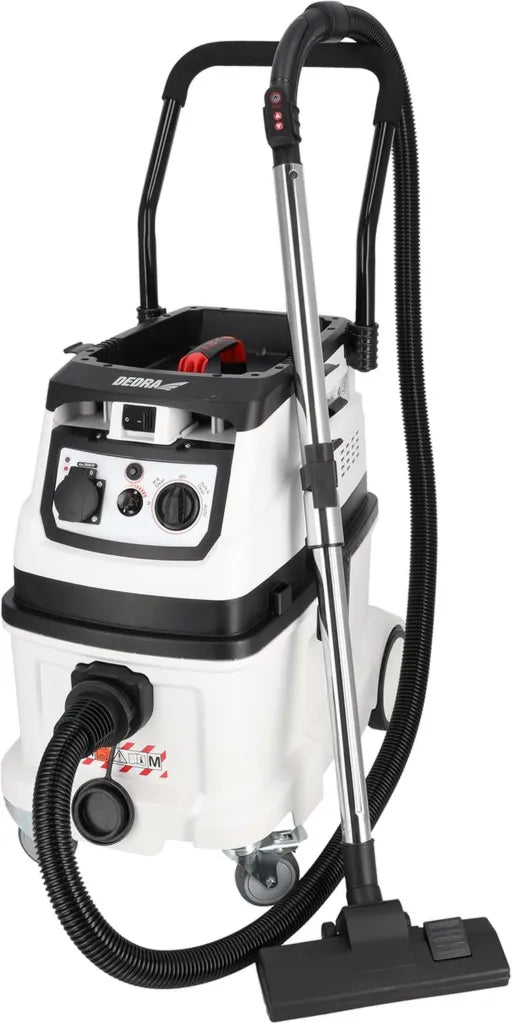 Dedra Industriesauger mit Filterreinigung, Klasse M, einstellbare Saugleistung, 40 l Behälter