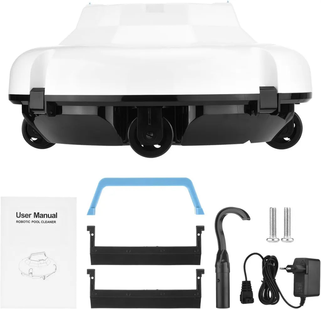 GLOGLOW Intelligenter Poolroboter ohne Kabel, Zwei-Motoren-Design, 5200-mAh-Akku, 120 Min. Laufzeit