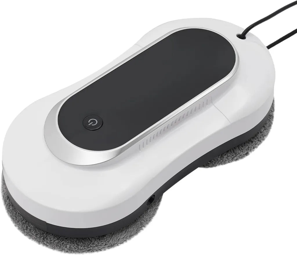 Automatischer Fensterputzroboter, Smart Home Reinigungssystem mit Fernbedienung, ideal für Glas und Fliesen (Weiß)