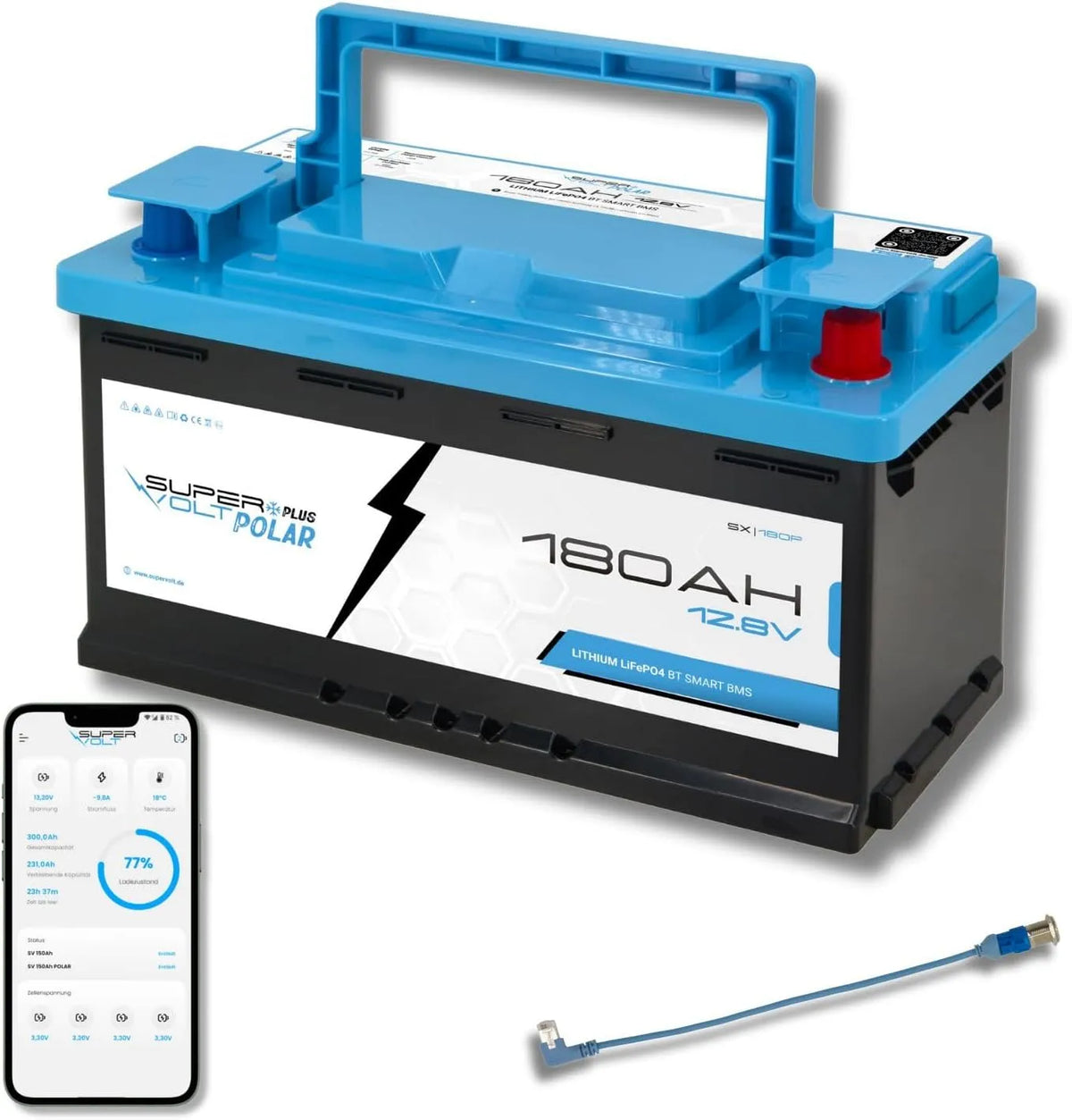 Polar LiFePO₄ 12V 180Ah Lithium Batterie