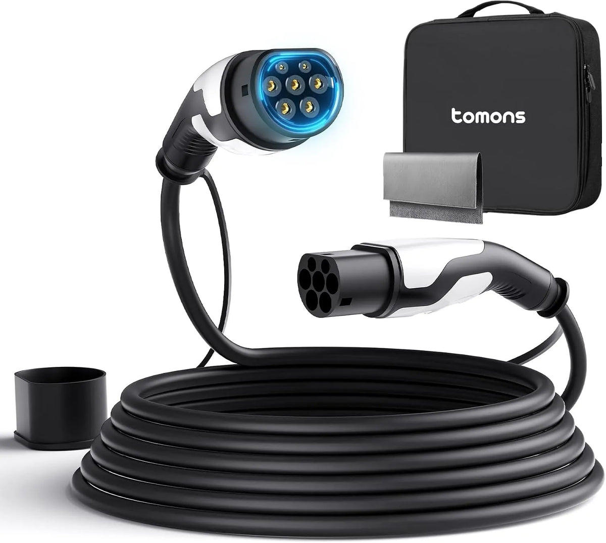 Typ-2-Ladekabel für Elektroautos und Mode-3-EV-Kabel, 11KW, dreiphasig, Typ 2, 16A, 5M
