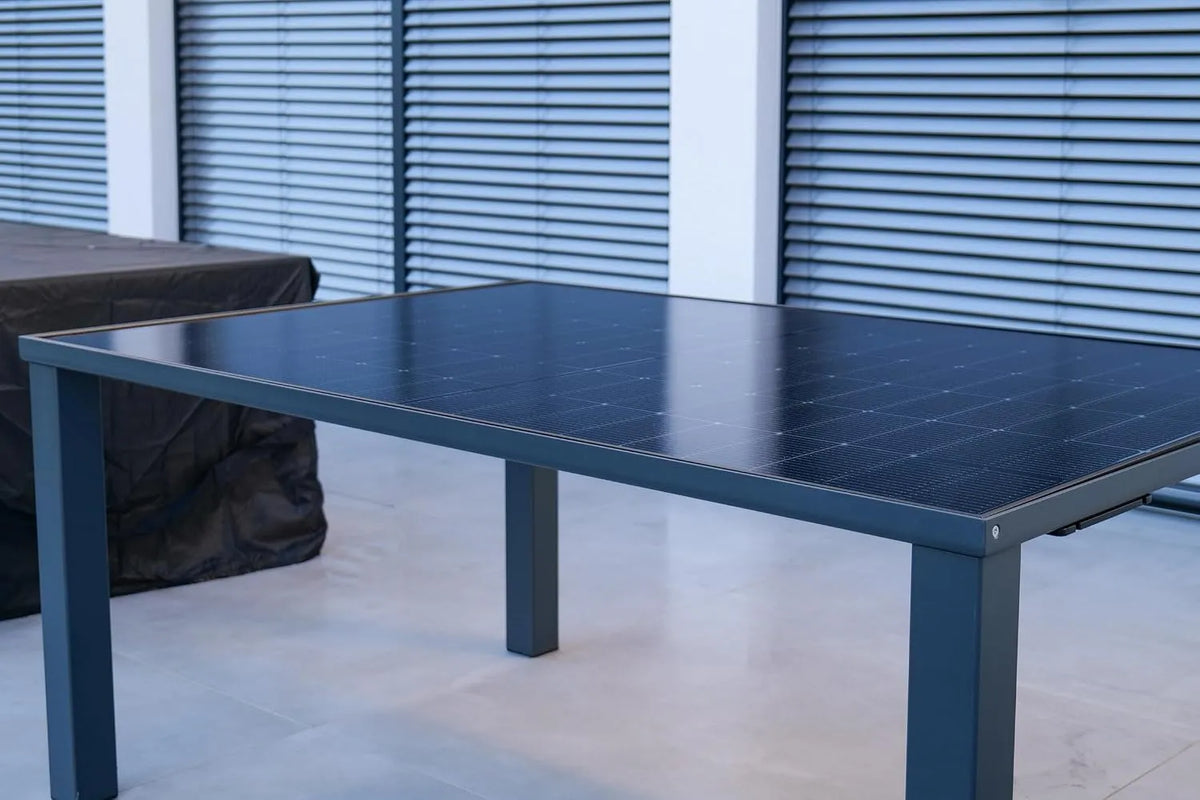 Solartisch PV-Direkt 500W 6-8 Personen Edelstahl Gestell