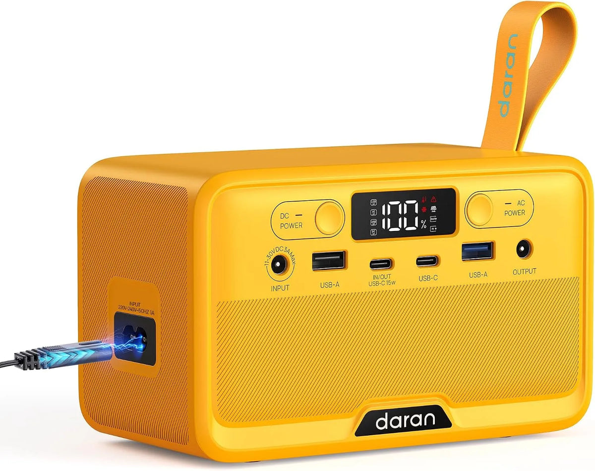 Tragbare Powerstation und Solargenerator, solarbetrieben, 89,6Wh, 100W, 18W, 45W, mit USB-C