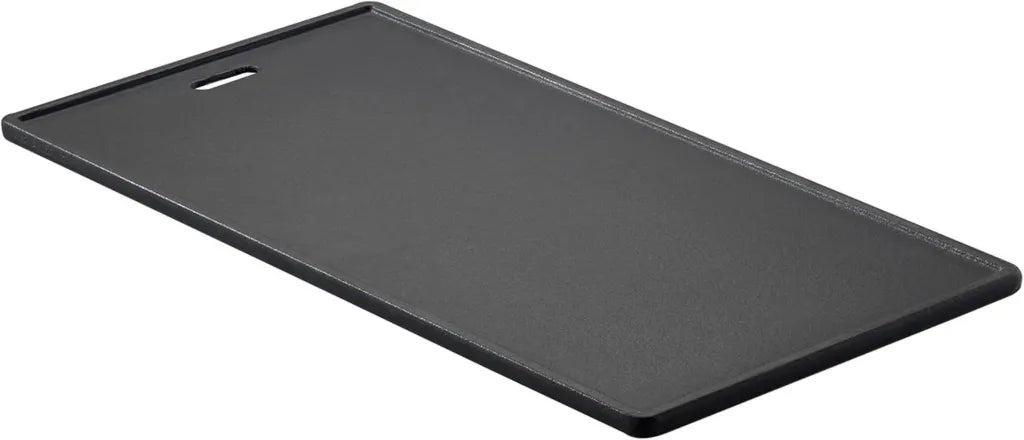 RÖSLE VIDERO Gusseisen Grillplatte, beidseitig nutzbar, 45x24 cm, ideal für Fleisch und Gemüse, für VIDERO 2021+ Modelle