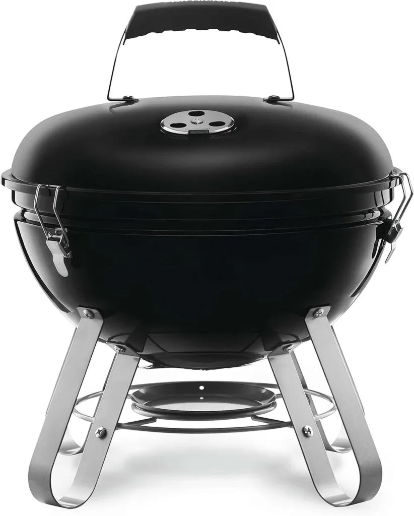 Napoleon Tragbarer Holzkohlegrill 35,6 cm - Kompaktes Design, Schwarz