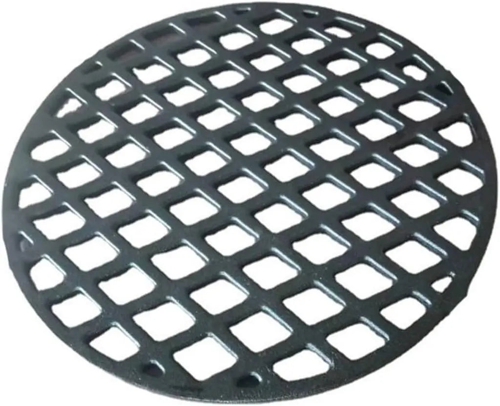 Runder Gusseisen-Grillrost 30 cm - Für Holzkohlegrills, Optimale Hitzeverteilung