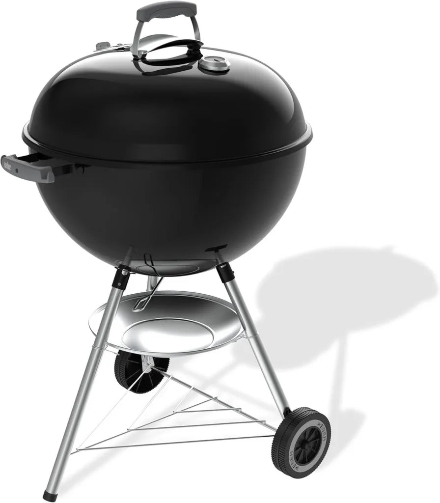 Weber Holzkohlegrill Original Kettle 57 cm mit Rädern und Ständer