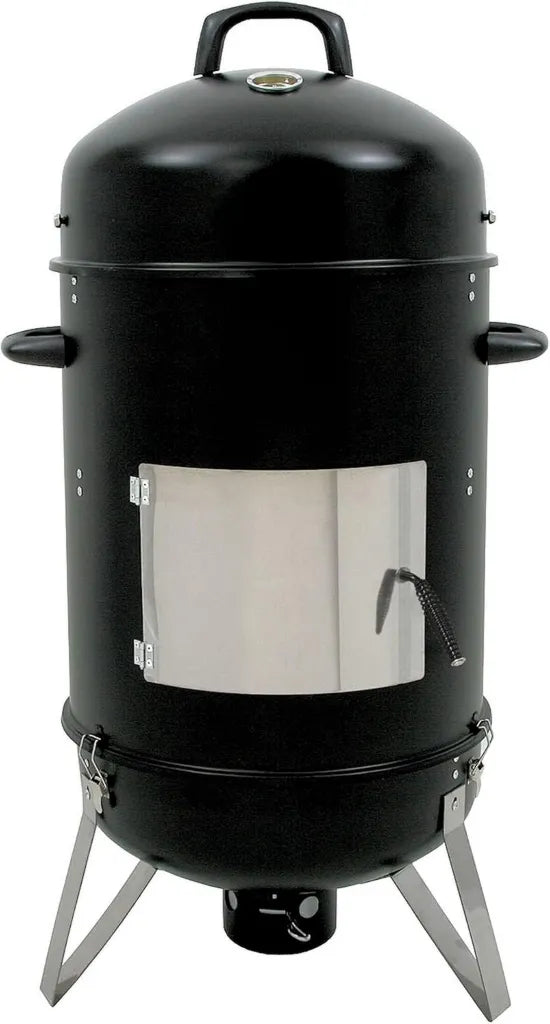 BBQ-Toro 4-in-1 Smokertonne Ø 46 cm - Vielseitiger Holzkohlegrill und Räucherofen