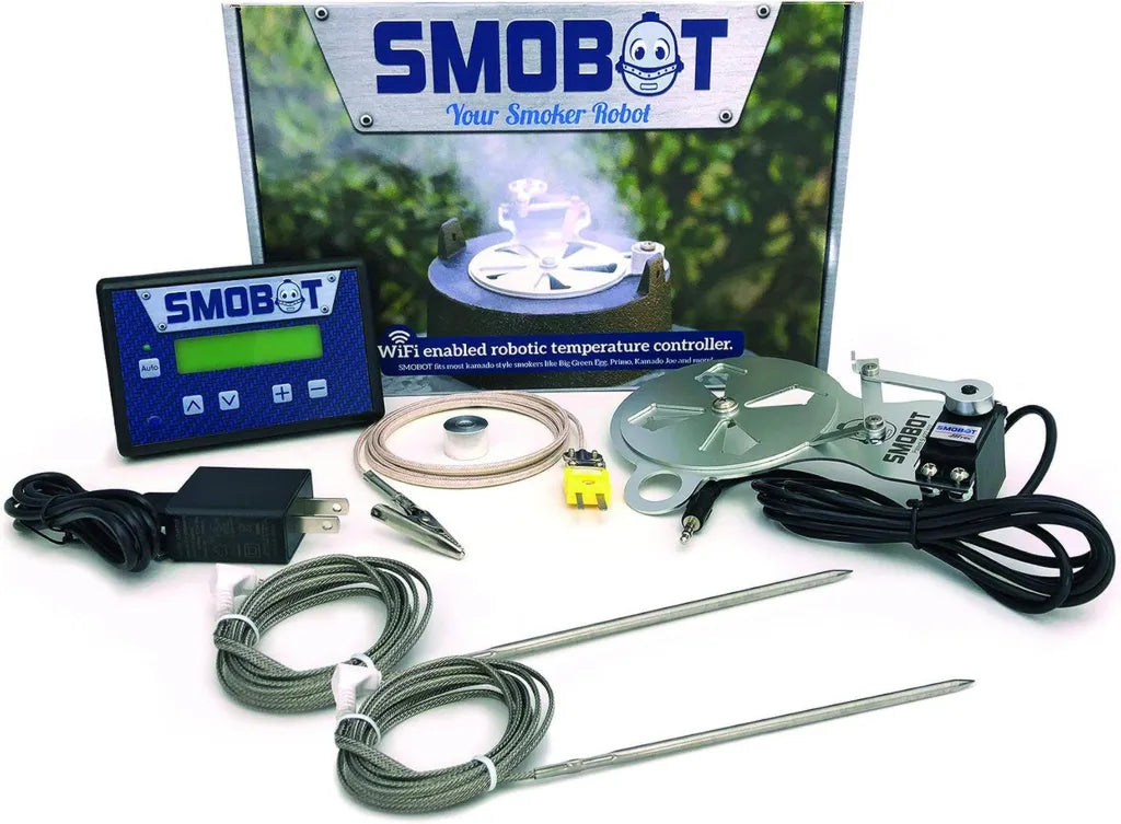 SMOBOT Kabelloser Temperaturregler für Kamado-Grills - Kompatibel mit Big Green Egg und anderen Modellen