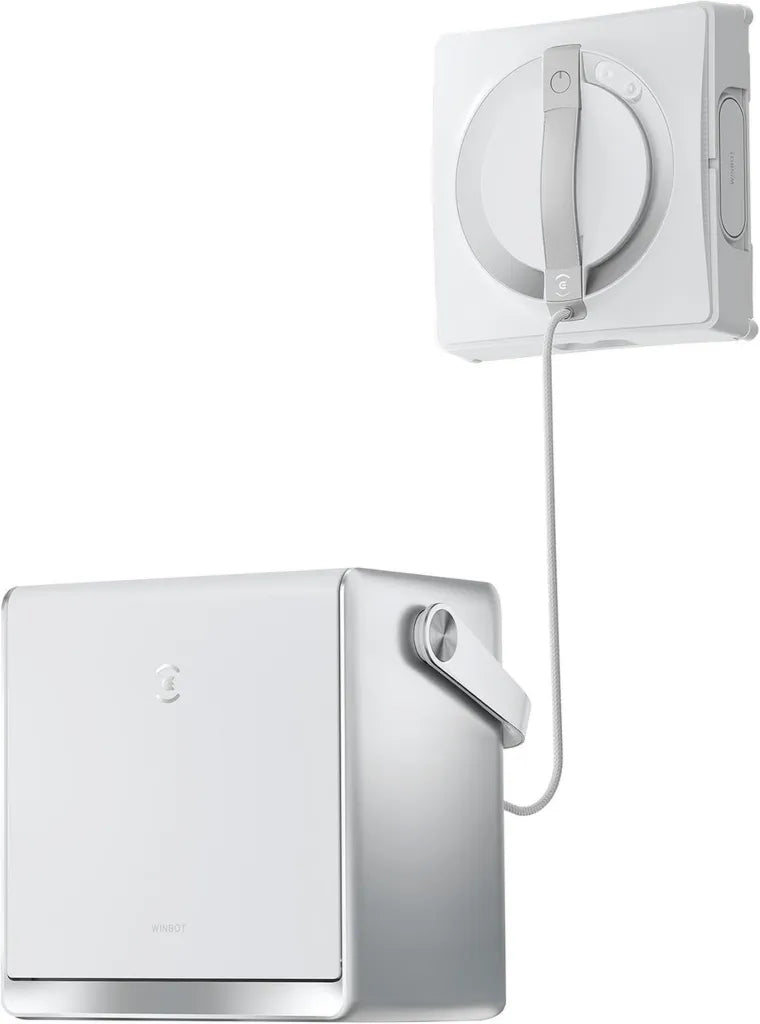 ECOVACS WINBOT W2 Omni Fenstersauger mit Multifunktionsstation und Kantenmodul, 4500mAh Akku