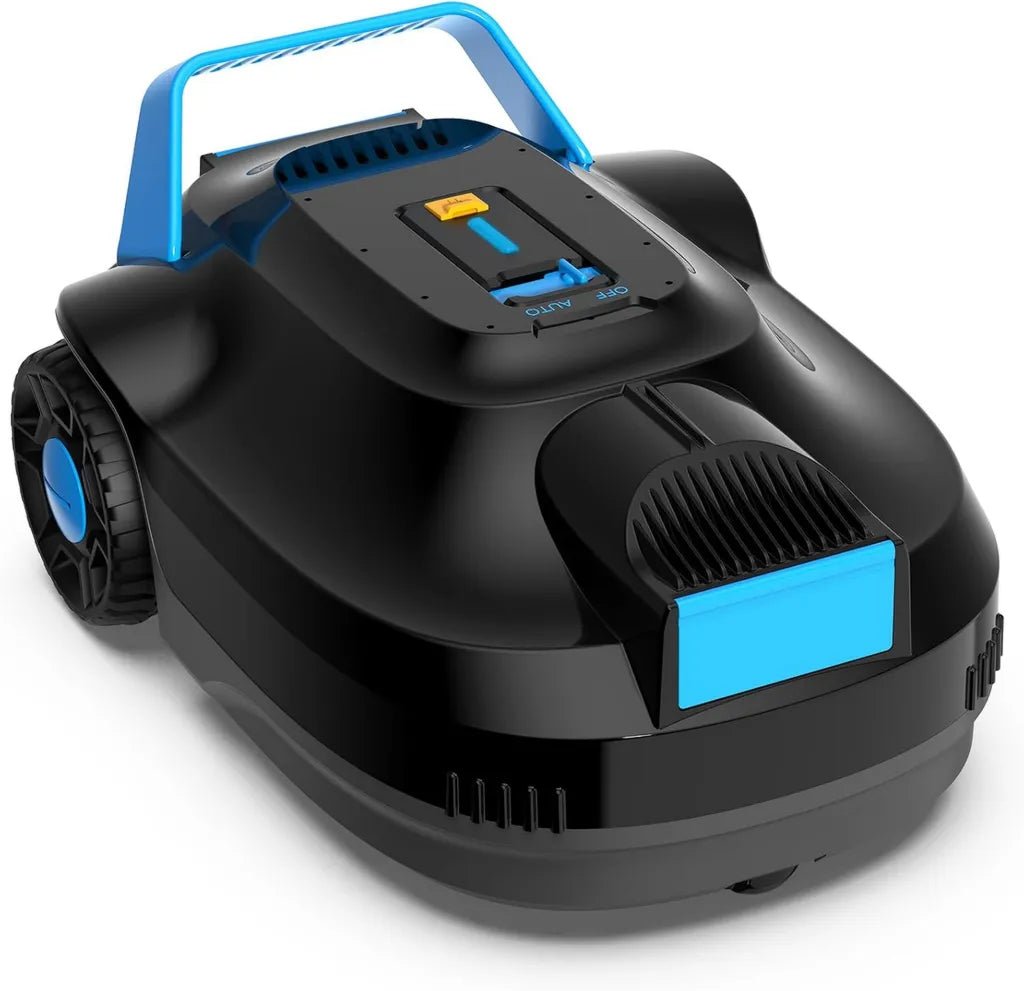 Kabelloser Poolroboter mit 120 Min. Laufzeit, Selbsteinparkfunktion, 6057 LPH Kapazität, für Pools bis 80㎡