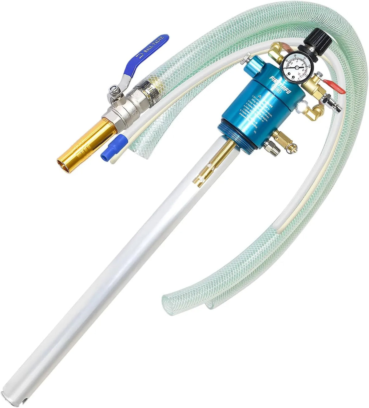 FIRSTINFO A1181EU Benzin-Motorpumpe und Wasserpumpe für Bewässerung