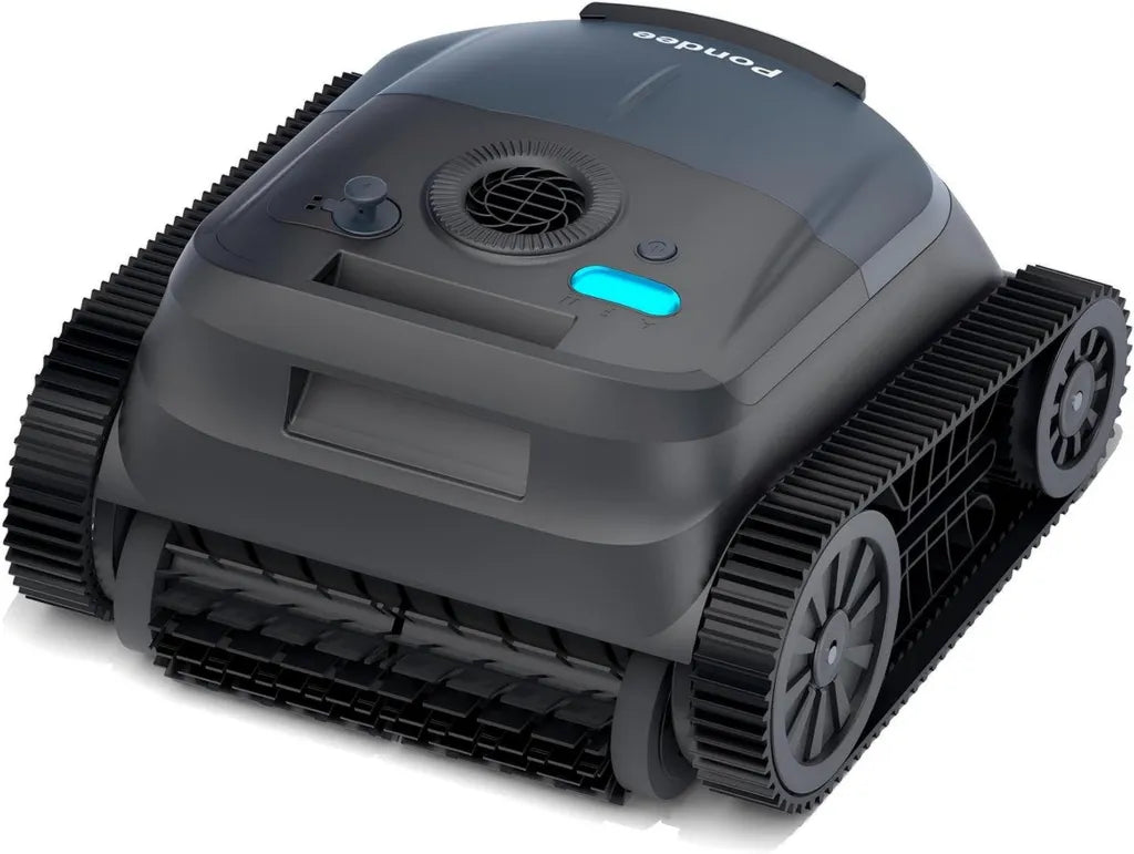 Pondee X5 Akku Poolroboter mit Intelligenter Navigation, Leistungsstarkem Saugmotor, 180 Min. Laufzeit, Geeignet für Becken bis 300m²