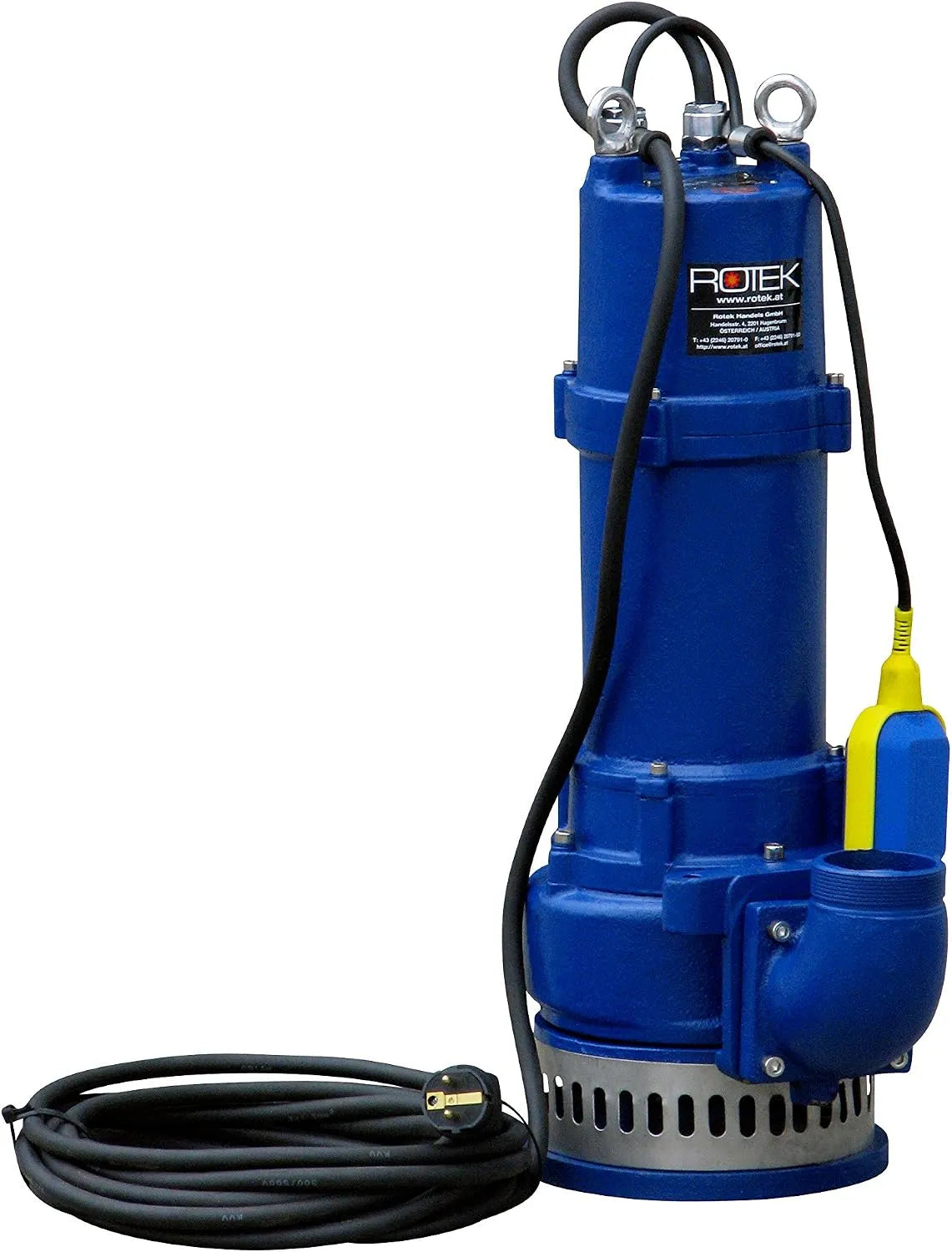 Schmutzwasser-Tauchpumpe und Entwässerungspumpe, 1,5kW, 230V