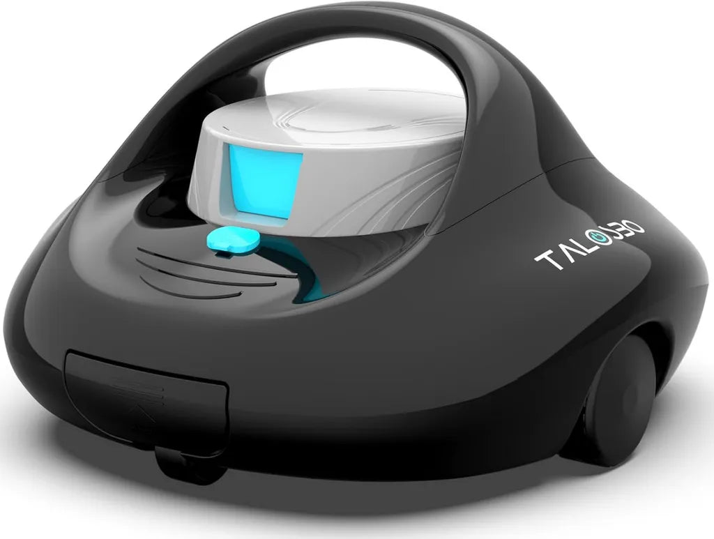 Effizienter Poolroboter mit 130 Minuten Laufzeit, Kabelloser Poolsauger für bis zu 80 m² Oberirdische Pools
