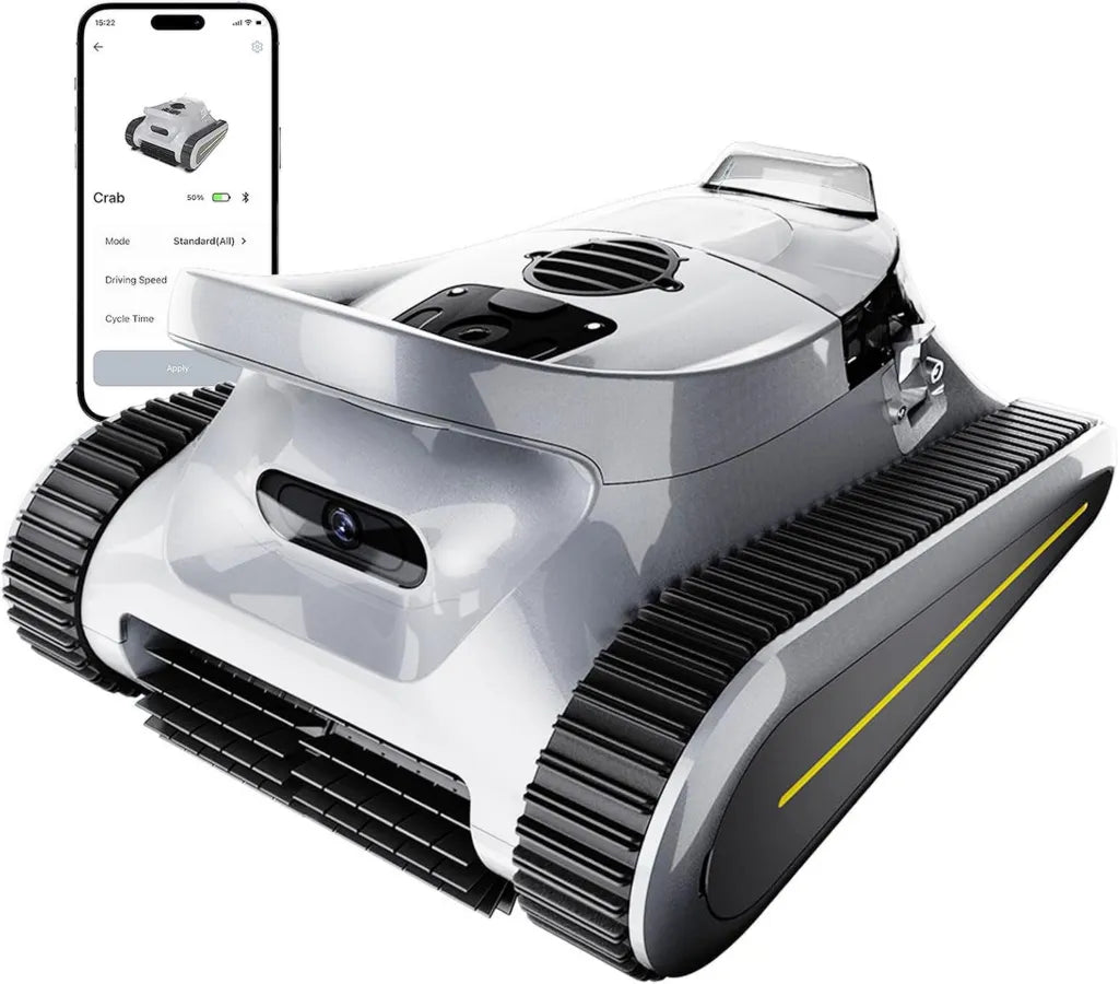 Intelligenter Poolroboter mit APP-Steuerung, 3 Reinigungsmodi, 45.000 Pa Saugleistung