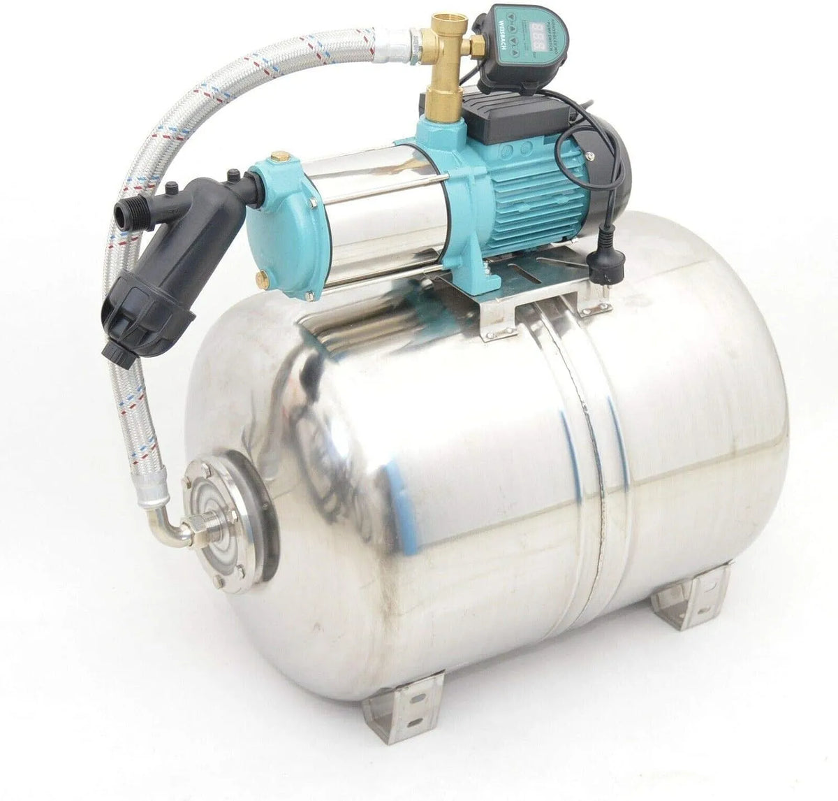 Hauswasserwerk und Garten-Druckpumpe, 6000L/h, 1,3kW, 5,5bar, 100L