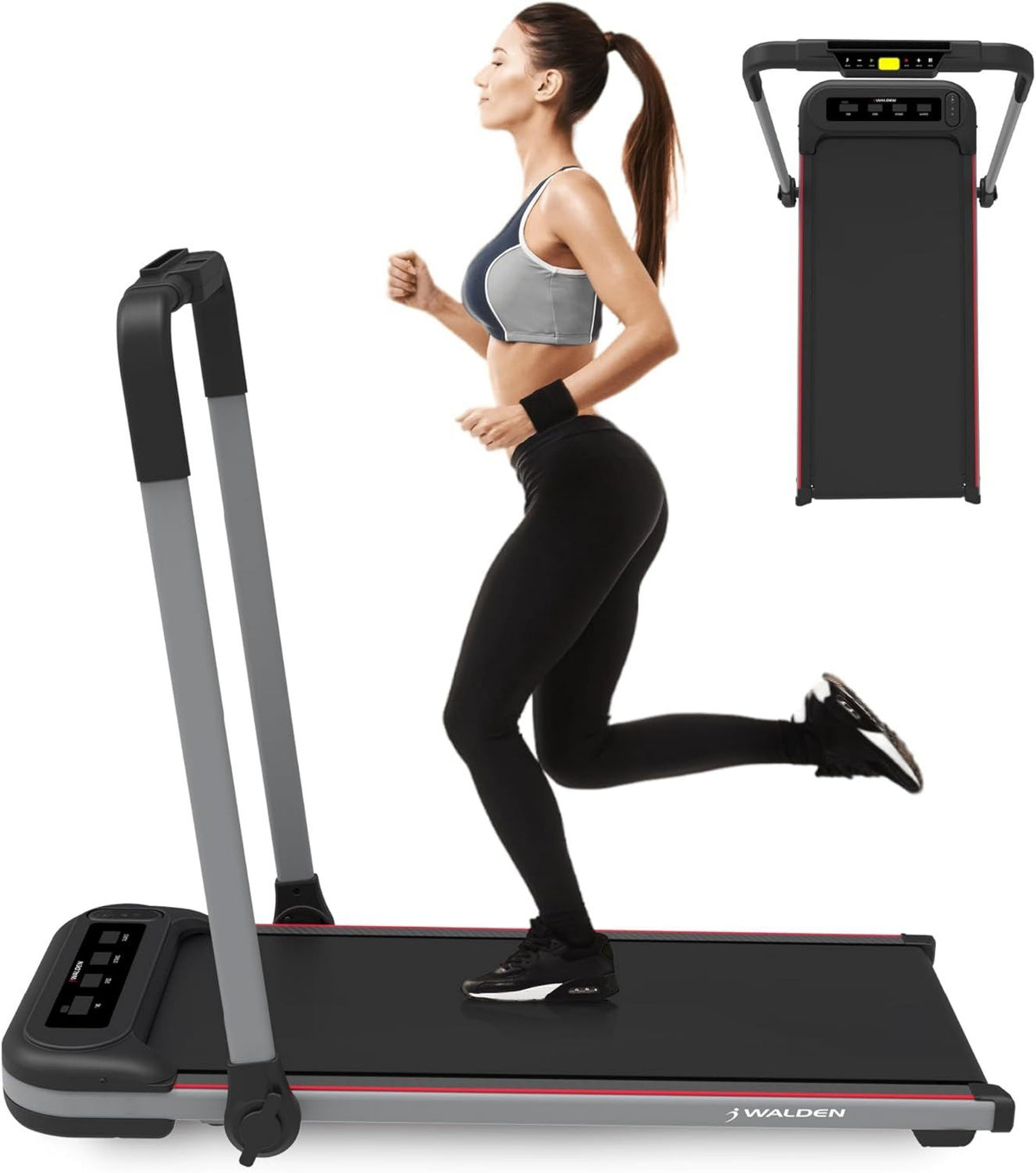 Laufband - klappbar, mit Display, 5 PS, 10 km/h