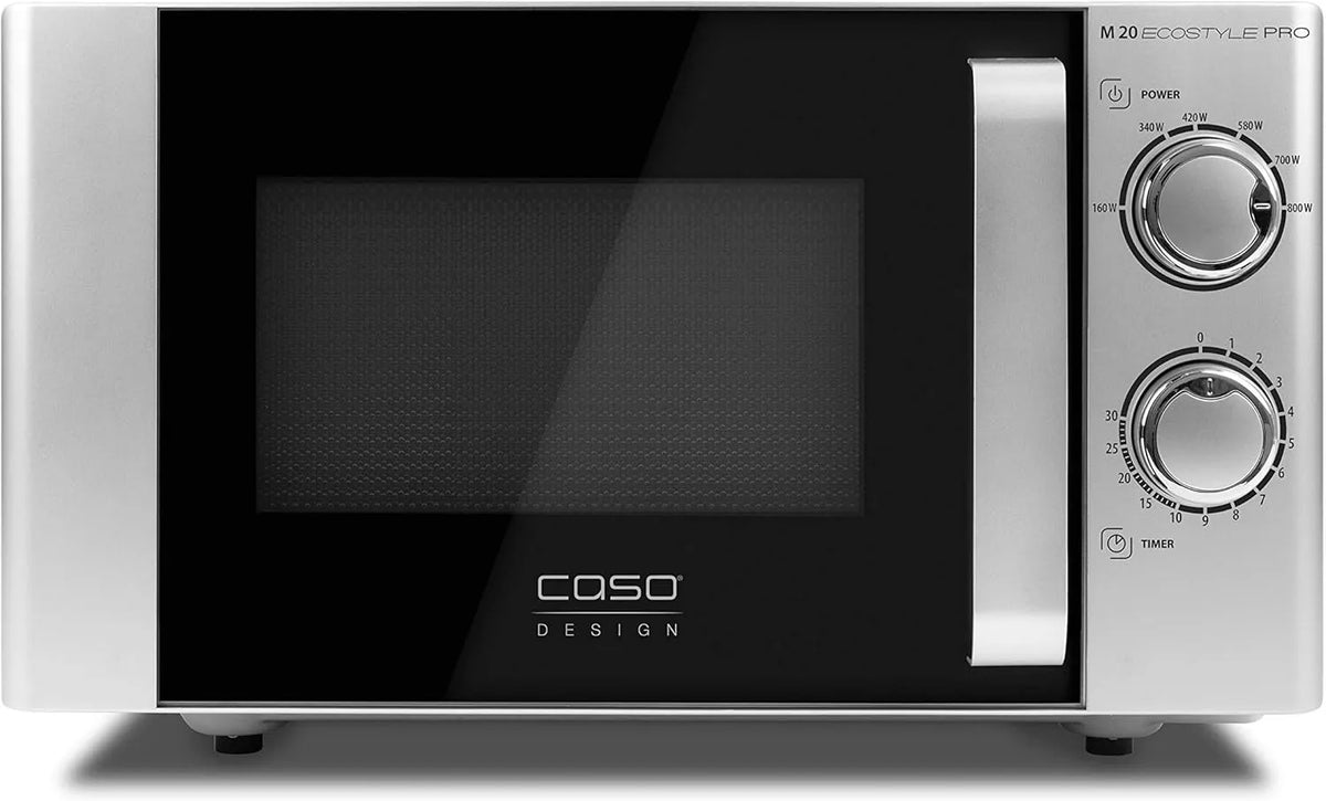 Caso Mikrowelle, 20 L, Mikrowellenofen, M 20 Ecostyle Pro, 800 Watt Leistung, 20L Garraum