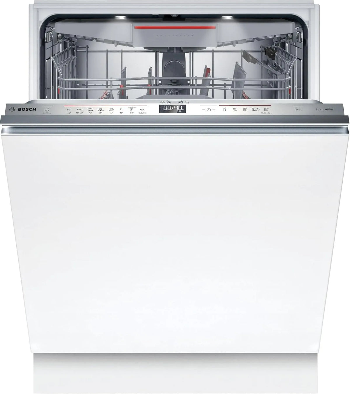 Bosch Serie 6 SMV6ECx10E Geschirrspüler, 60 cm, Home Connect, Einbau, Extra Clean Zone: Intensive Reinigung bei hartnäckigen Verschmutzungen