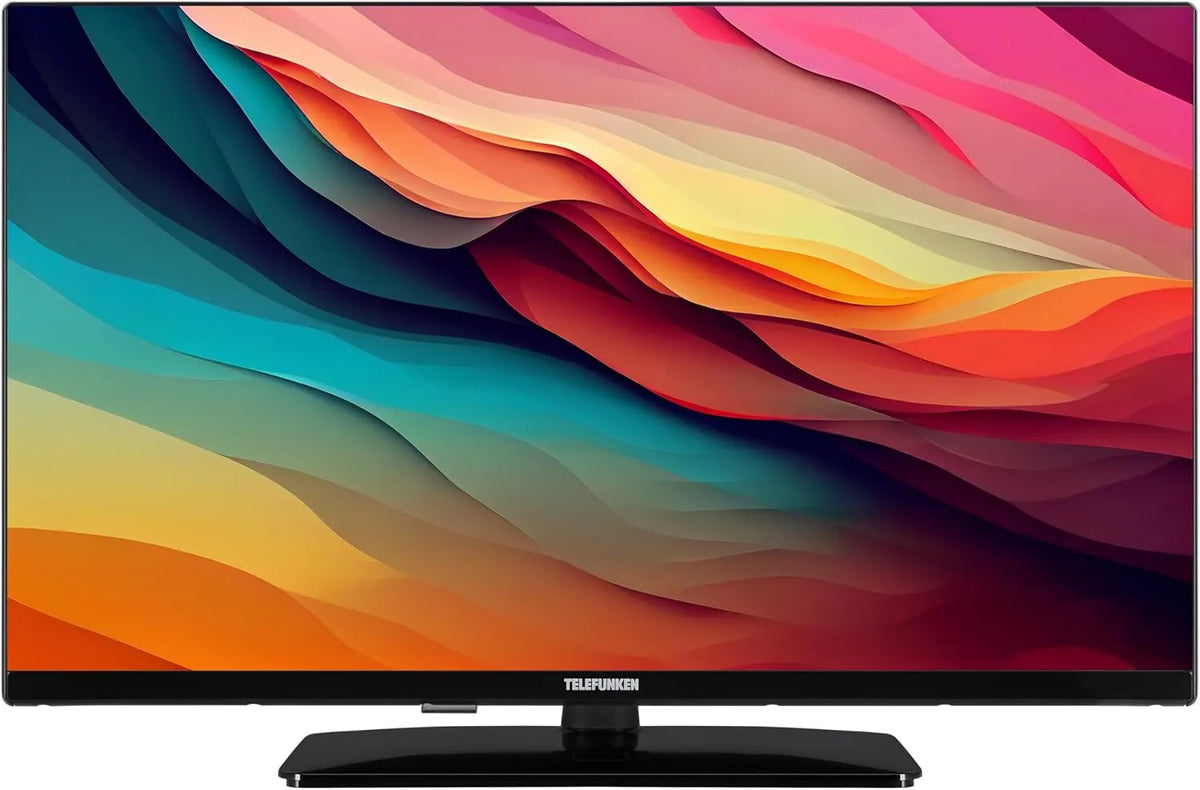 Smart TV, 32 Zoll, Fernseher, TELEFUNKEN xH32N750M, Schwarz, 2024, HD-Ready LED TV mit 800 Mm Bildschirmdiagonale und Integriertem Triple-Tuner